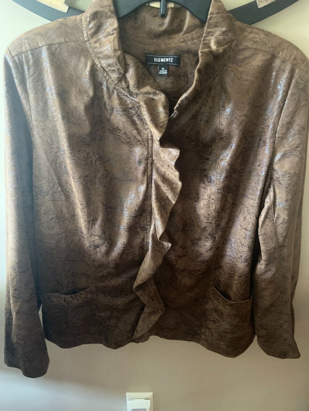 XL Elemenz Brown Blazer/Jacket